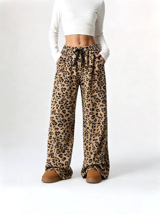 The Leopard Wide-Leg Pants