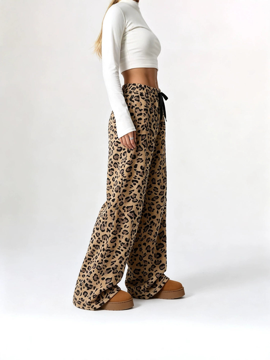 The Leopard Wide-Leg Pants