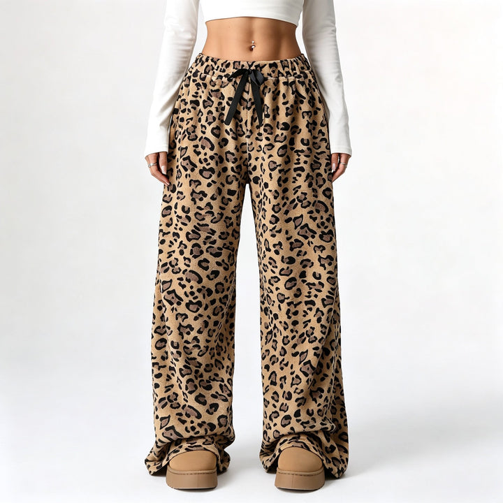 The Leopard Wide-Leg Pants