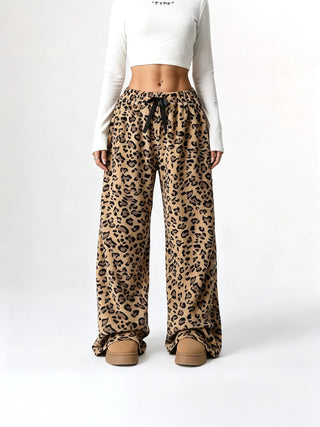 The Leopard Wide-Leg Pants