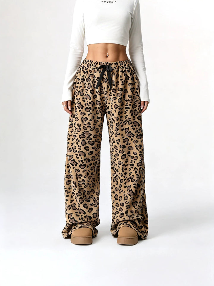 The Leopard Wide-Leg Pants