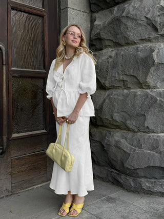 The Camille Lace-Up Set