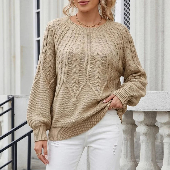 The Sutton Jersey — Cable-Knit Oversized Pullover