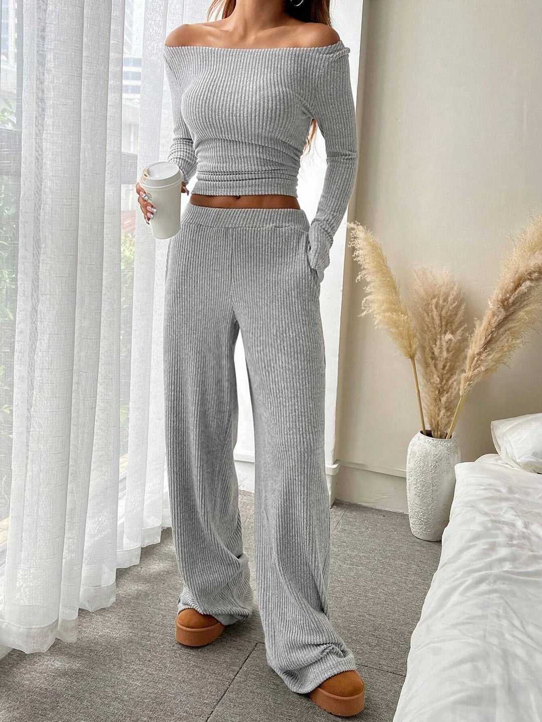 The Amara Ribbed Co-ord Set