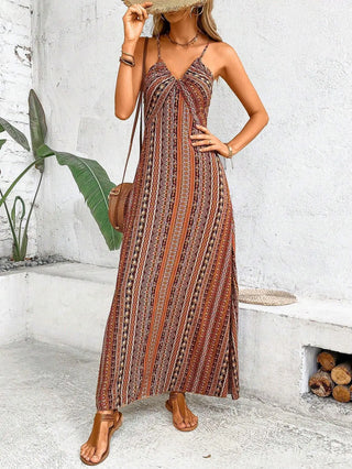 The Mirage Dress — Boho Print Maxi Dress