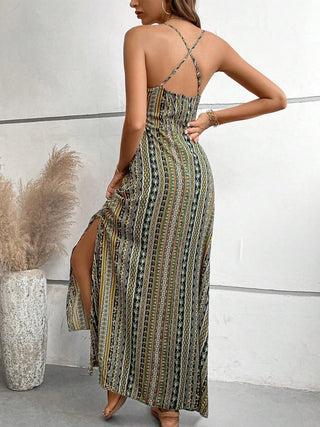 The Mirage Dress — Boho Print Maxi Dress
