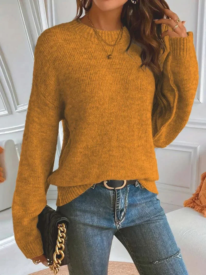 The Amara Jersey — Oversized Knit Pullover