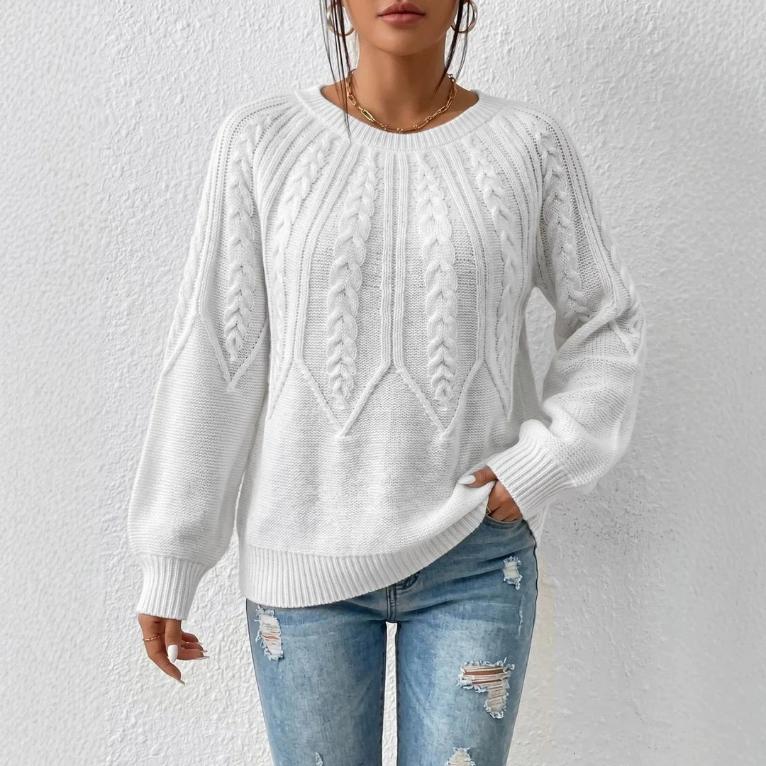The Sutton Jersey — Cable-Knit Oversized Pullover
