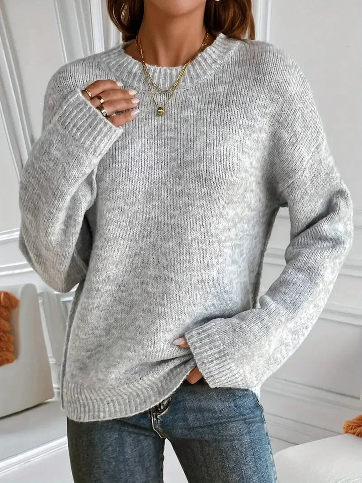 The Amara Jersey — Oversized Knit Pullover