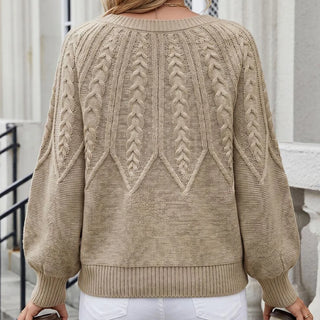 The Sutton Jersey — Cable-Knit Oversized Pullover