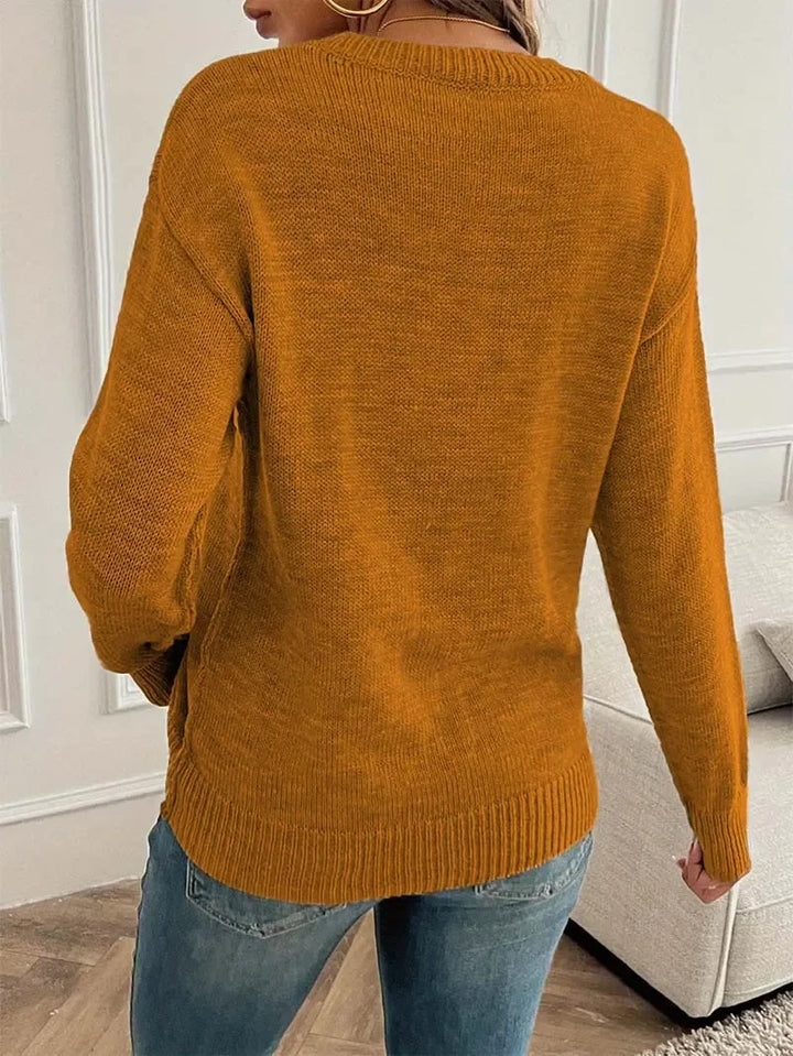 The Amara Jersey — Oversized Knit Pullover